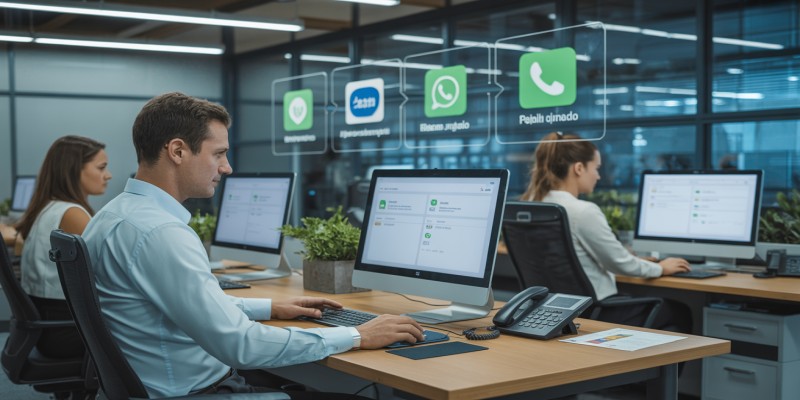 A Revolução do CRM Integrado: WhatsApp, Ligações e SMS